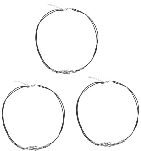 SAFIGLE 3stücke Kristall Halskette Einstellbare Metall Cage Kette Für Personalisierte Kristall Schmuck Perfektes Für Besondere Anlässe Wie Geburtstage Und Weihnachten
