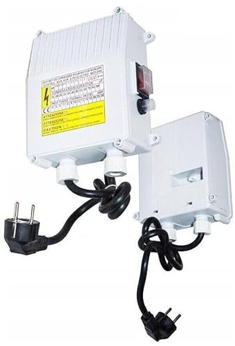 PAG Turbo GmbH - Schaltbox Control Box für Tiefbrunnenpumpe mit Motorschutz Schalter (45µF - 12A)
