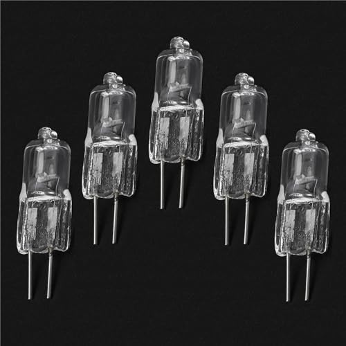WYLIELAMSH Halogenstrahler 5PCS G4 Halogenlampe Mechanische Arbeits Halogen Glühbirne G4,24V 35W