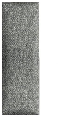MG Design Polsterpaneel 30 x 90 cm in Grau – 3D Wandkissen fürs Bettkopfteil & Wanddeko, ohne Bohren, geräuschmindernd, fein strukturiert, pflegeleicht & Abriebfest
