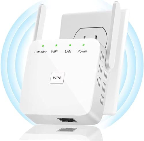 2024 Newest WiFi Extender, WiFi Booster, WiFi Repeater, Covers Up to 3650 Sq.ft and 45 Devices, Internet Booster - with Ethernet Port, Quick Setup, Home Wireless Signal Booster