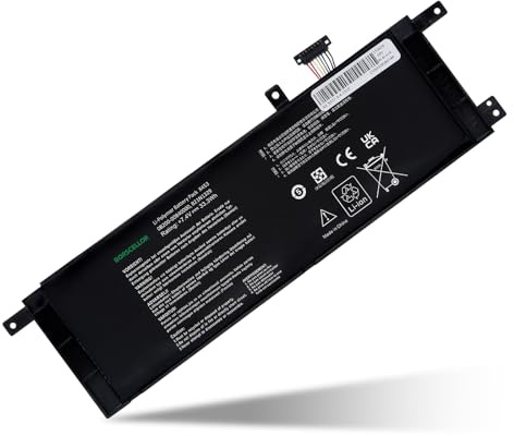 BORSCELLOR B21N1329 Batterie pour ordinateur portable Asus X403 X403M X403MA X503M X502CA X453 X453M X453MA X553 X553M X553MA F453 F453MA F553M P553 F553 D553M. Série P553 P553MA