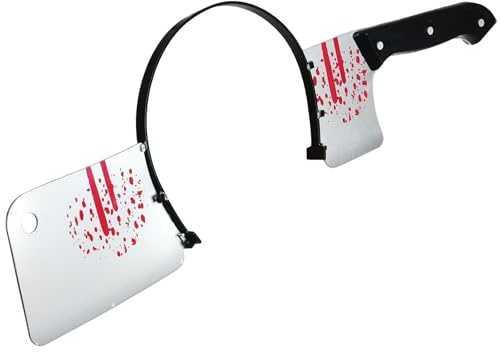 HSSPYY 6-teiliges Halloween Stirnband-Set mit Fake-Wunden Tattoo – Blutflecken Deko Kopfschmuck für Horror-Kostüm, Karneval, Gruselparty