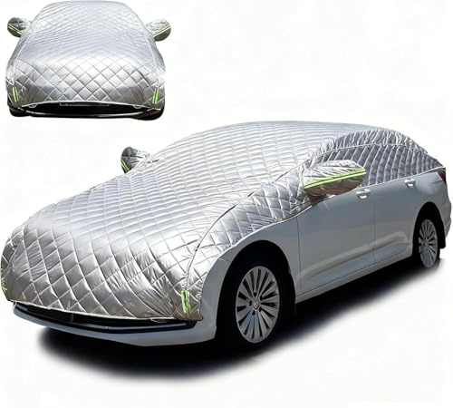 Halbgarage Gemacht für Tesla Model S Plaid Plus 2021, Hagelschutzplane Auto,Autogarage Abdeckung Hagelschutz,Auto Abdeckplane Winter wasserdichte Outdoor zjy470q