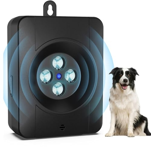 Anti-Bell-Gerät für Hunde, Automatisches Anti-Bell-Gerät, Ultraschall-Anti-Bell-Gerät für kleine große Hunde, 3 Modi Anti-Bell-Gerät gegen Nachbarshunde, Wasserdicht für den Außen- und Innenbereich