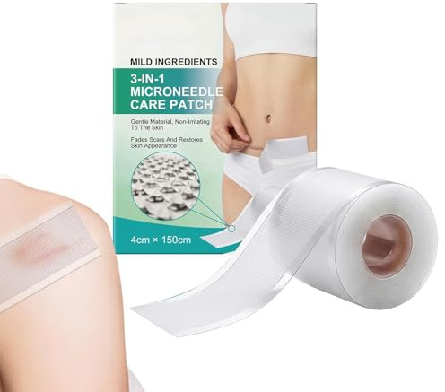 Silicone Scar Tape, Waterproof Keloid Patch Strips, Medical Grade Healing Film with Flexible Adhesive Layer, Compact Skincare Strip with Portable Design, Smooth Scar Softening Barri
