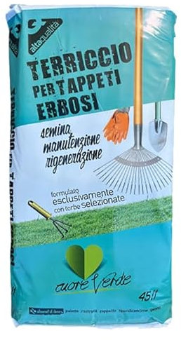 VIALCA TERRICCIO per Prato Giardino E TAPPETI ERBOSI LT50 Economico E di QUALITA'