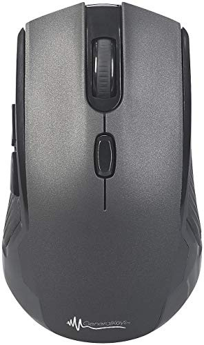 GeneralKeys Mouse Bluetooth: Optische Multi-Device-Maus mit Funk- und Bluetooth, 2,4 GHz, 1.600 DPI (Optische Funkmaus, USB-Funkmaus, PC)