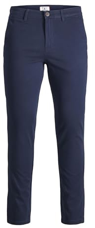 Jack & Jones Junior Jjimarco Jjbowie Sa Navy Blazer Noos Jr, Pantalon Garçon, Bleu Marine, 158