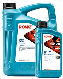 ROWE - 6 (5L+1L) Liter ROWE HIGHTEC SYNT RS D1 SAE 5W-20 Motoröl Made in Germany