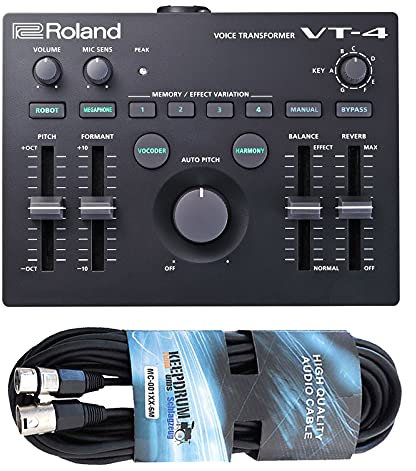 Roland Aira VT-4 Voice Transformer + keepdrum XLR Kabel 6m