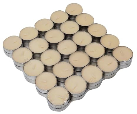 Marco Paul - Set di 50 candele profumate profumate per 7 ore di combustione, candele profumate a lunga bruciatura, per casa, eventi, Natale, vacanze in campagna, 50 pezzi