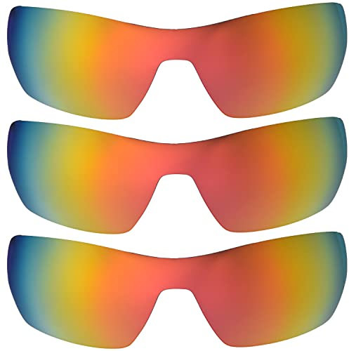 IMYTPFT 3 Verres polarisés Oakleys Offshoot Rouge, Rouge, Taille Unique
