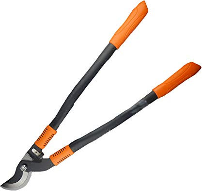 Cesoie per rami leggere e spesse, strumento per la raccolta di frutta e verdura per potatura di piante da giardino, lama in acciaio a gomito SK-5, manico in ABS Cesoie da giardino ergonomich