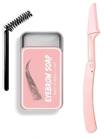 Gel Fijador De Cejas Transparente Con Cepillo - Bálsamo y Jabón Para Peinar Las Cejas - Professional Makeup