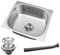 Genérico Fregadero cocinaFregadero de Cocina bajo encimera, Fregadero de Cocina, Lavabo para apartamento, 37x31cm