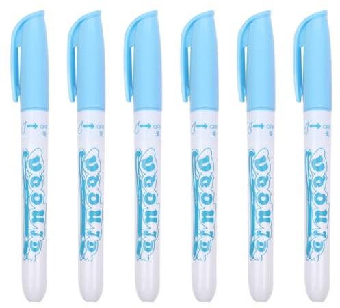 VURYAPI 6 Pièces Stylo à L'eau pour Livre de Coloriage a L’eau, pour enfants,Livre Magique, Stylo à L'eau pour Réutilisable Magic Water Book pour filles, pour tout-petits, cadeau de Noël