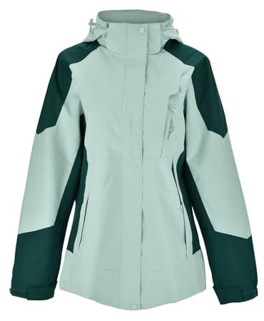 Generisch Skijacke Damen Funktionsjacke Outdoorjacke Warm Gefütterte Fleecejacke Fahrradjacke Lang Wanderjacke Wasserdicht Arbeitsjacke Winterjacke