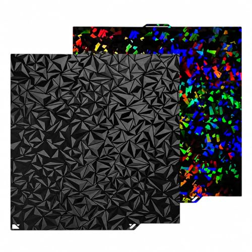 HIKUDIY 260x271mm PEO PEY Bauplatte Doppelseitig glattes beheiztes Druckbett Flexible Plattform Druckplatte für Elegoo Centauri Carbon/Centauri 3D Drucker