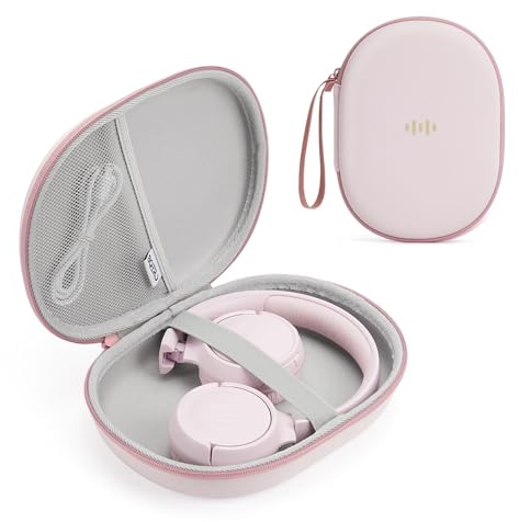 Headphone Case Hard Shell for JBL Tune 520BT/510BT/500BT/720BT/Soundcore | Fits Bose, BERIBES, KVIDIO, TOZO Over-Ear Headphones, Super-Slim Pocket Organizer Bag, Universal Portable Travel Storage