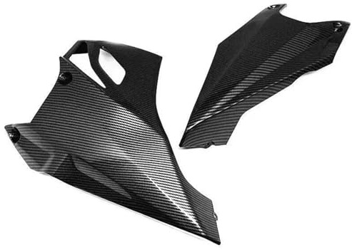 MCQNDS Accessori per Moto Protezione Sottoscocca Inferiore in Fibra di Carbonio per Kawasaki Z 1000 2010-2013 Moto Carenatura Laterale