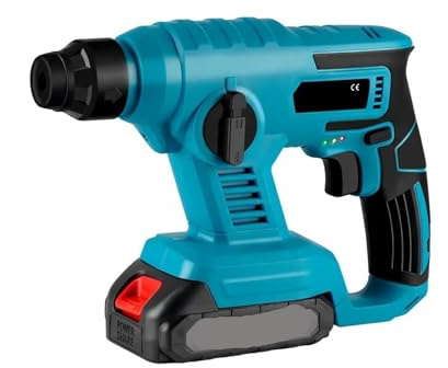 Trapano a percussione portatile a batteria da 1000 W, 3600 giri/min, 8600 ipm, utensili elettrici for perforazione del calcestruzzo,Mattone, legno, acciaio(Without Battery)