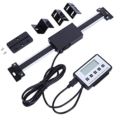 Calibro Digitale 0-150mm con Display Remoto LCD, Lettura Precisa, Kit Installazione Universale per Tornio e Fresatrice - Risposta Veloce/s, Ideale per Officine e Labor