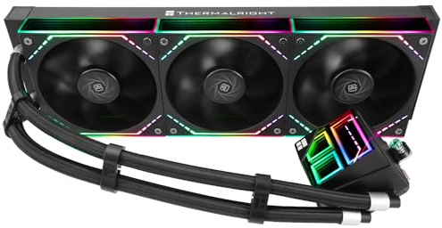 Thermalright-TR Frozen Infinity 360 BLACK CPU Aio Cooler, TL-M12*3 PWM, enfriador de agua para CPU de ordenador, ARGB Infinity Mirror, 360 CPU de refrigeración líquida: LGA1851/1700/115X/2011