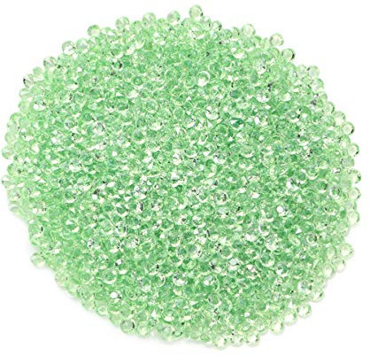 SUPVOX Deko Diamante Kristall Dekosteine Tischdeko Diamanten Hochzeit Streudeko 4,5mm 2000 Stück (Grün)