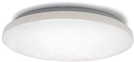 LED Universum Lámpara de techo con cielo estrellado y efecto de brillo, CCT, redonda, 35 x 5,5 cm, blanca, mate, 1080 lm, 18 W, IP20, V-TAC, para salón, dormitorio, habitación de los niños