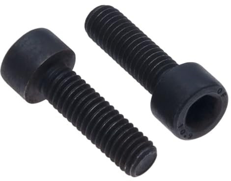 Cilindro Hex Tappo La Testa Viti M5x20 (Quantità da 10) Grado D'acciaio 10.9 Esagono Presa Chiave a Brugola Bulloni Elementi di Fissaggio del Filo Cilindrica DIN912 Nero (5mm x 20mm)