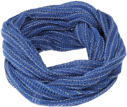 GURU SHOP Weicher Loop Schal, Magic Loopschal - Blau, Herren/Damen, Baumwolle