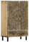 vidaXL Highboard, Sideboard mit viel Stauraum, Schrank Kommode mit Eisenbeinen, Beistellschrank Hochschrank Anrichte, Massivholz Mango