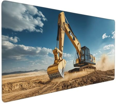 Gaming Mauspad XXL Auto Mousepad 800x400x4mm Bagger Verlängertes Mauspad Schreibtischauflage,Genähte Kanten Mauspad,Verbessert Präzision und Geschwindigkeit Wasserdicht Geeignet für Büro und Spiele