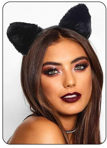 GTYARYUA Cat Ears, Katzen Ohren, Katzenohren Haarreif, Katzenohren Halloween, Katzenohren Haarreif Erwachsene, Katzenohren, Katzen Ohren Damen, Karneval Party Maskerade Cosplay