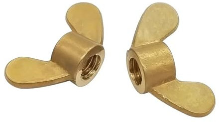 M3 M4 M5 M6 M8 M10 M12 M14 Brass Wing Nuts Copper Nuts Hand Tighten Nut(10pcs,M14)