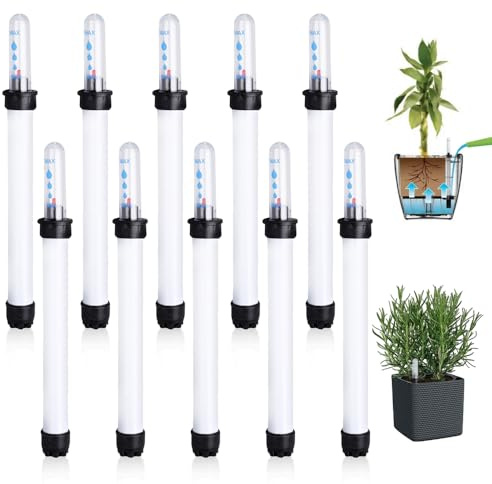 Palwin 10 Stück Wasserstandsanzeiger Pflanzen, 22.8 cm Gießanzeiger Zimmerpflanzen, Hydrokultur Wasserstandsanzeiger für Topfpflanzen Blumenkästen Garten