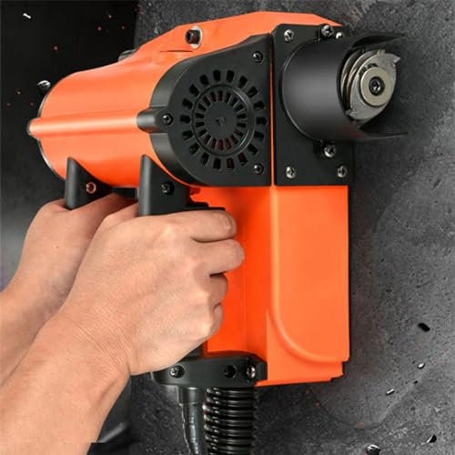 Electric Wall Scraper, 1680W Concrete Shovel Machine Wall Scraper Planning Machine, Adjustable Depth 0-4mm, 1000-4000r/min, for Wall Renovation,Paint Scraper Putty Cement Stripping Tools