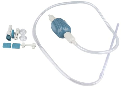Aquarium-Wasserwechsler, Aquarium-Siphon-Staubsauger mit Bürste für Wasserwechsel und Kiesreinigung