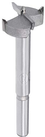 sourcingmap Forstner Drill Bits 23mm, Tungsten Carbide Wood Hole Saw Auger Opener, Woodworking Hinge Hole Drilling Boring Bit Cutter (Gray)
