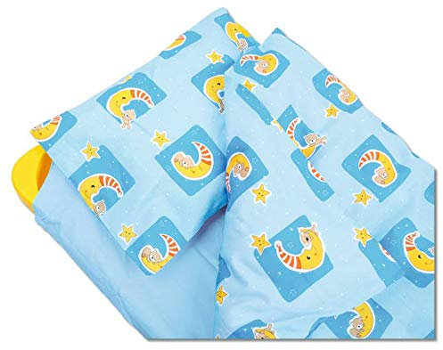 Kinderbettwäsche, 3-teiliges Bettwäsche-Set, 100% Baumwolle ׀ Wiemann Lehrmittel (Mond & Sterne)