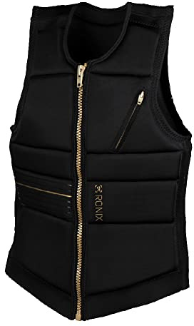 RONIX Rise - Women's Athletic Cut - CE App. Impact Vest - Black/Gold - L (214145)