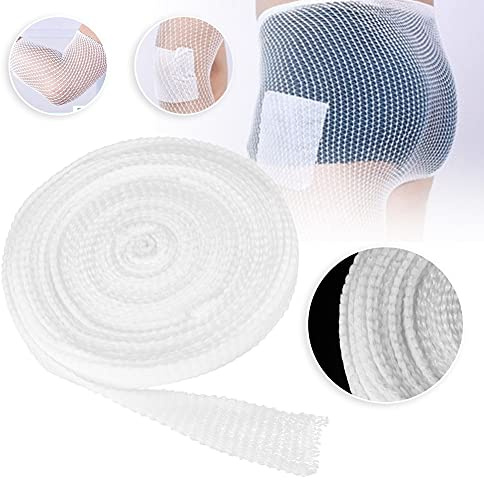 Vendaje Rollselastic Net Dressing, Mujer Hombre Vendaje Banda de fijación elástica para pierna Mano Pie Cuello Brazo Vendaje de red elástico para heridas Vendaje tubular de red Fix(5#)