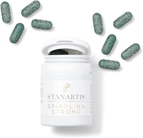 Stanartis Integratore Spirulina con Garcinia Cambogia – Controllo Peso, Energia e Sazietà – 30 Compresse – 500 mg Alga Spirulina + 500 mg Garcinia Cambogia