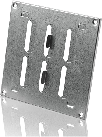 150x150mm Rejilla de Ventilación Regulable de Acero Galvanizado - Rejillas Metálicas