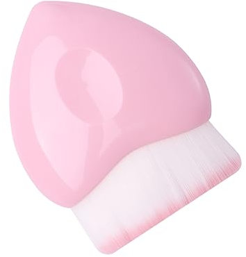 FRCOLOR 1stücke Herzförmiger Make-up-pinsel Für Foundation Puder Und Kosmetik-flachpinsel Mit Rosa Griff Make-up-tool Für Augenbrauen Wimpern Augen Und Wangen
