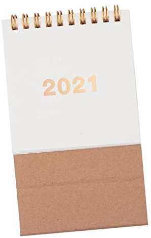 MAGICLULU Tischkalender Aus Hochwertigem Notizkalender Mit Spiralen Praktisch Für Schreibtisch Stabiler Karton-ständer Platzsparend
