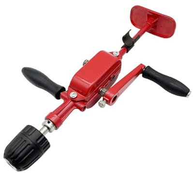 YUSSEQDD Nessuna elettricità necessaria Trapano a mano per una perforazione efficiente e portatile Mini maschiatrice per trapano manuale a manovella in metallo