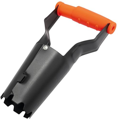 AERZETIX - C73787 - Plantoir à bulbes avec poignées à Ressort et Graduation - en Plastique et Acier - Outil Jardinage Transplantation Petites Fleurs Plantes