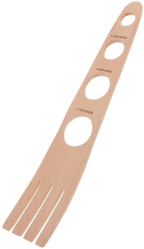 Alipis 4löcher Spaghetti-nudelmesser Aus Holz Für Portionierung Pasta-messwerkzeug Für Küche Einfach Zu Reinigen Für Westliche Küche